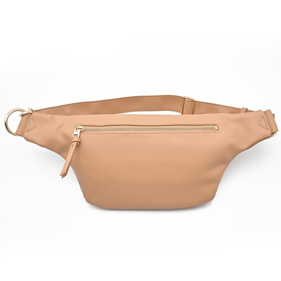 Tan Elkie fanny pack back view