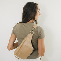 Tan Saddle Ebony Fanny Pack