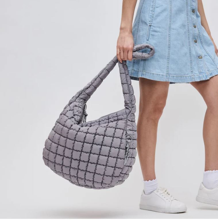 Quilted Hobo Bag