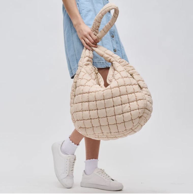 Quilted Hobo Bag