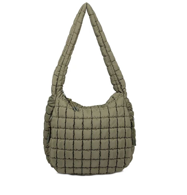 Quilted Hobo Bag