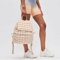 Quilted Washable Backpack