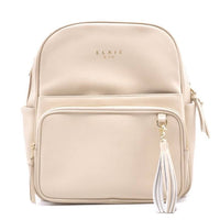 elkie and co midi cream aspen backpack on white background